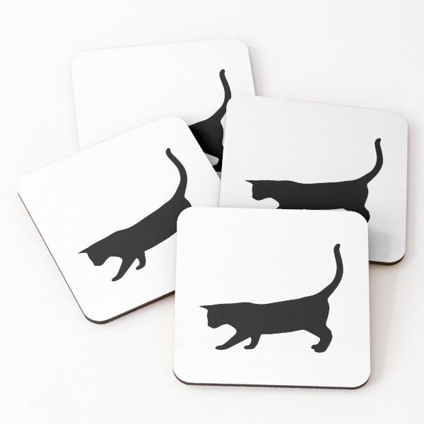 Item preview, Mystique of the Feline: An Elegant Cat Silhouette, Unique designed and sold by villacreativa.