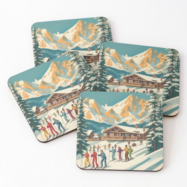 Item preview, Winter Wonderland Vintage Poster designed and sold by MarkLines.