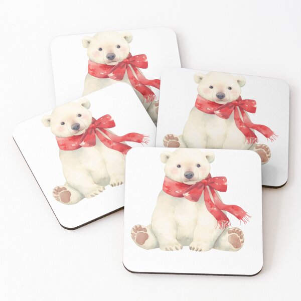 Item preview, Cute Christmas Polar Bear designed and sold by leylakidesign.