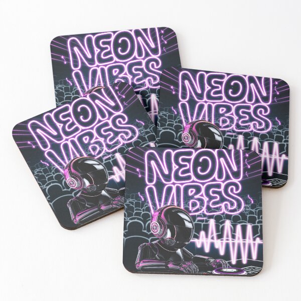 Item preview, Neon DJ Robot Party Vibes designed and sold by ZetaDream.