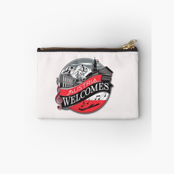 Item preview, Austria Welcomes Flag Map designed and sold by AnimalsDH305.