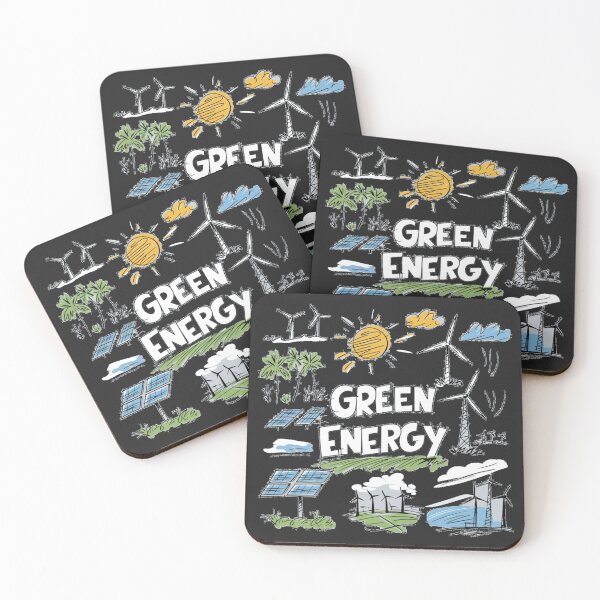 Item preview, Green Energy Doodle Art - Eco-Friendly Renewable Resources Design designed and sold by OwlWorks.