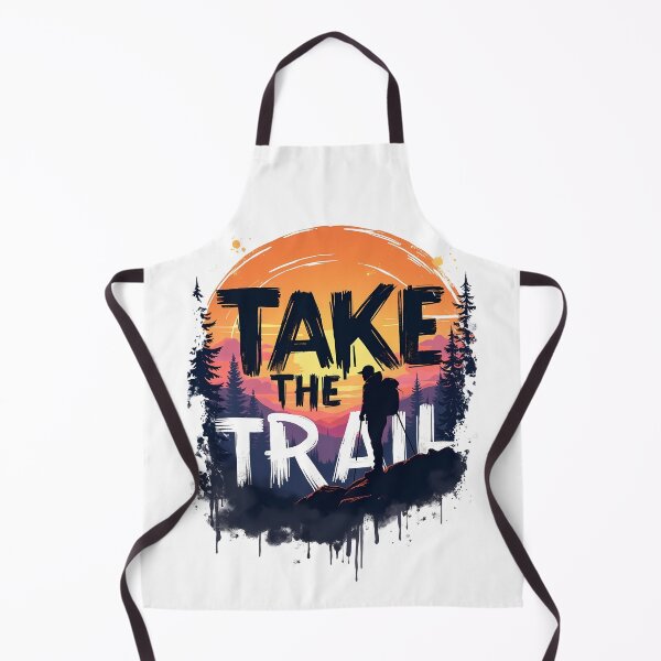 Item preview, Take the Trail Adventure Hiking Silhouette Sunset Design designed and sold by BNCH44.
