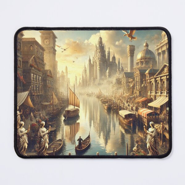 Item preview, Renaissance port city awakened in a dream designed and sold by Sigtrix.