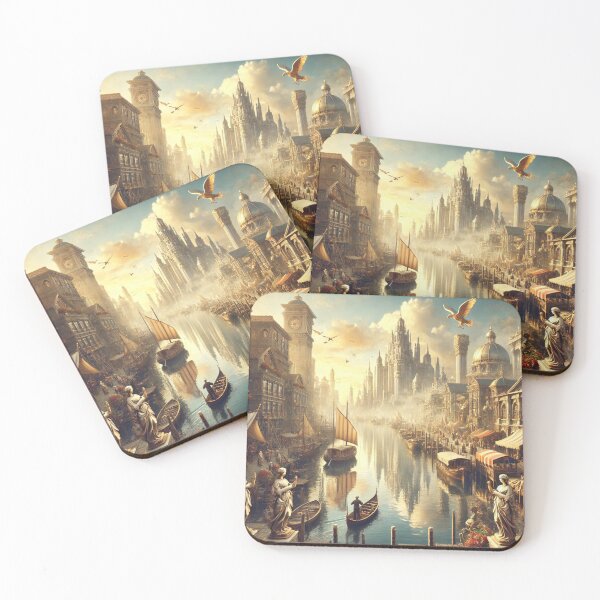 Item preview, Renaissance port city awakened in a dream designed and sold by Sigtrix.