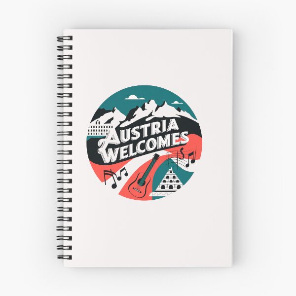 Item preview, Austria Welcomes Flag Map designed and sold by AnimalsDH305.