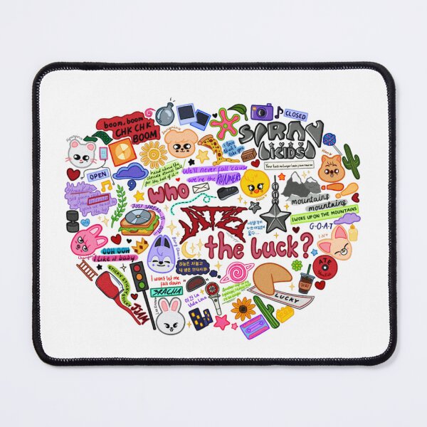 Item preview, Stray kids ATE doodle (coloured version) designed and sold by Thevampywolf.