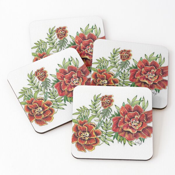 Item preview, ~ Marigolds ~ designed and sold by MyPerkyPrints.