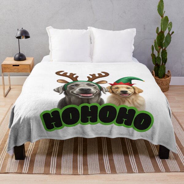 Artikelvorschau, hohoho Christmas Dogs entworfen und verkauft von Toms Tee.
