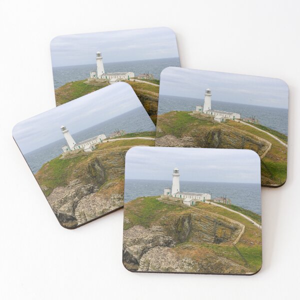 Item preview, Southstack Lighthouse coast and cliff view located in Holyhead Anglesey designed and sold by ast-photography.