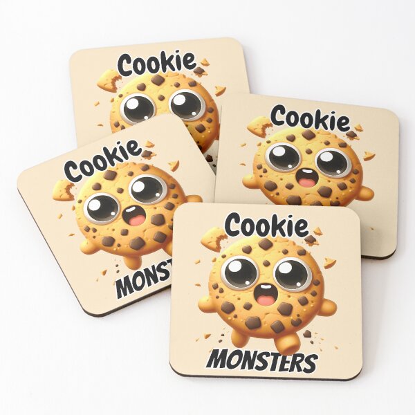 Item preview, Cookie Monsters: Cute & Playful Cookie Design designed and sold by Dantin.
