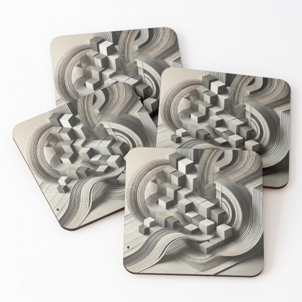 Item preview, Flowing geometry between lines and shapes designed and sold by Sigtrix.