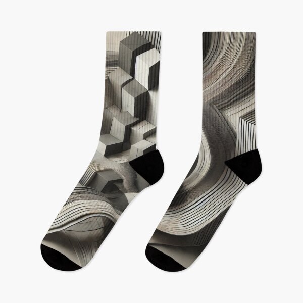 Item preview, Flowing geometry between lines and shapes designed and sold by Sigtrix.