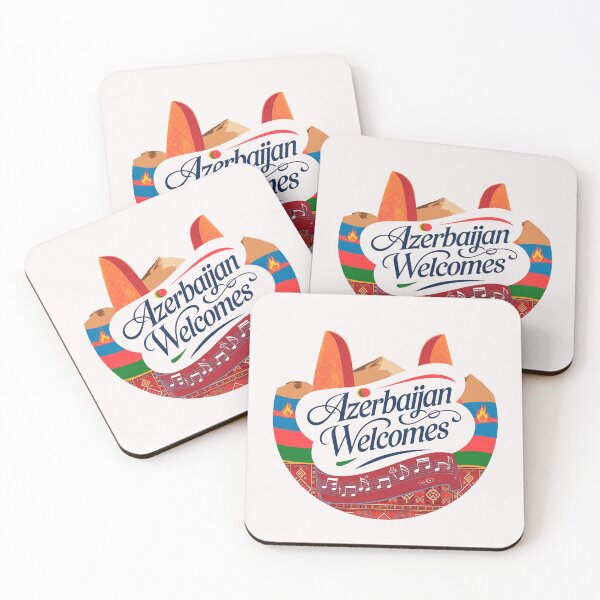 Item preview, Azerbaijan Welcomes Flag Map Culture designed and sold by AnimalsDH305.