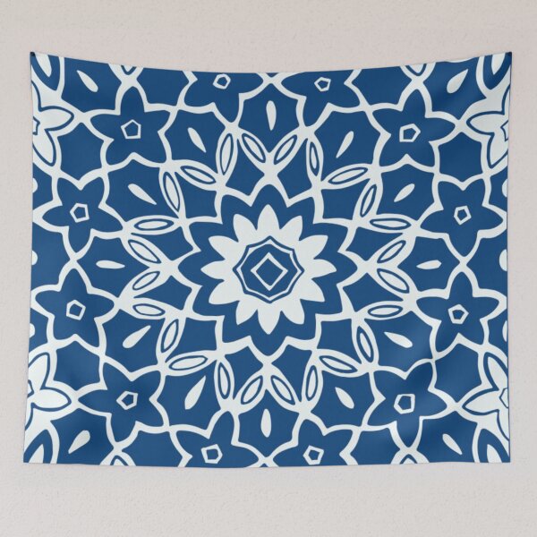 Item preview, Classic Blue Tile designed and sold by sarahjwhyte.