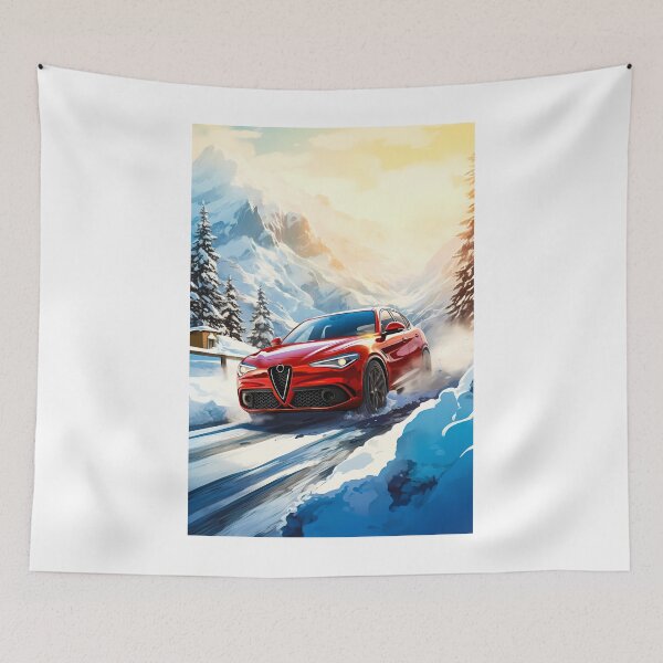 Item preview, Alfa Romeo Stelvio Redefining Winter Adventures designed and sold by RevUpDesign.