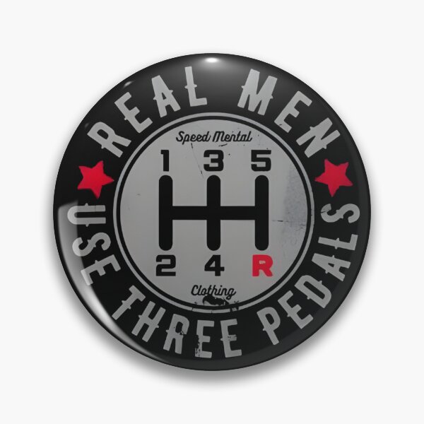 Item preview, Real Men Use Three Pedals designed and sold by Rostislav Tarasenko.