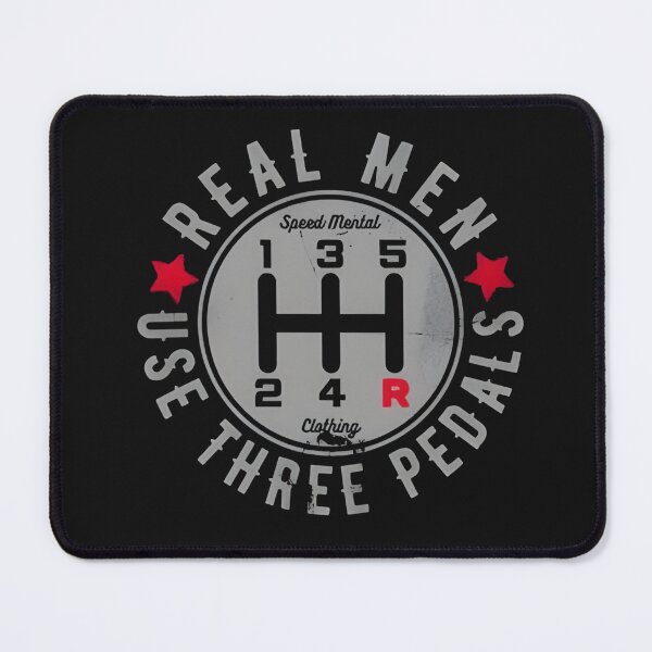 Item preview, Real Men Use Three Pedals designed and sold by Rostislav Tarasenko.