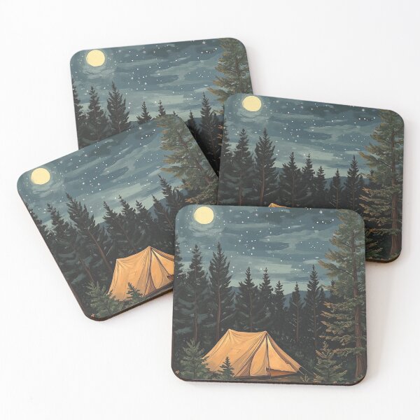 Item preview, Tent In the Forest designed and sold by HardysHouse.