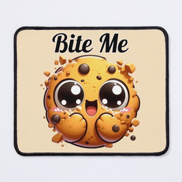 Item preview, Bite Me: Cute Kawaii Cookie with Attitude designed and sold by Dantin.