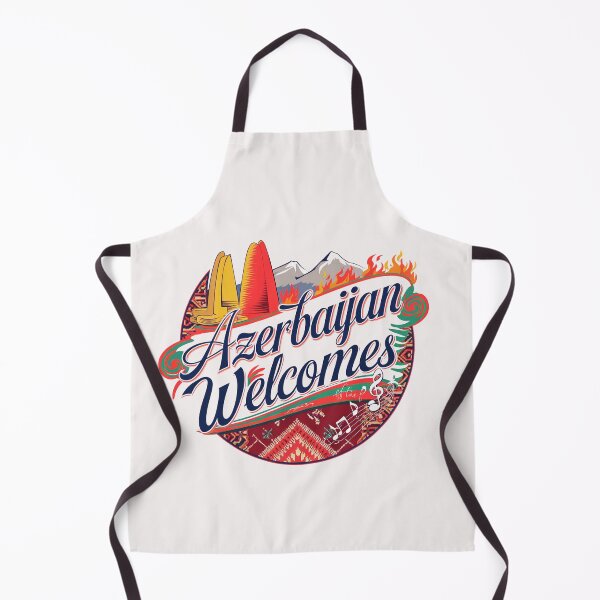 Item preview, Azerbaijan Welcomes Flag Map Culture designed and sold by AnimalsDH305.