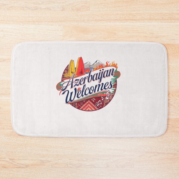 Item preview, Azerbaijan Welcomes Flag Map Culture designed and sold by AnimalsDH305.