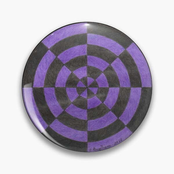 Item preview, The purple and black target designed and sold by nounouangelique.