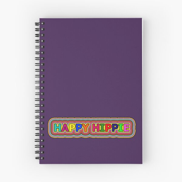Item preview, Happy Hippie Colorful Words Trippy Retro Hippie Lines 1 of 4 designed and sold by Beachy.