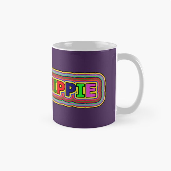 Item preview, Happy Hippie Colorful Words Trippy Retro Hippie Lines 1 of 4 designed and sold by Beachy.