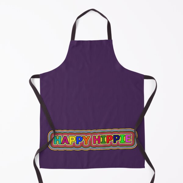 Item preview, Happy Hippie Colorful Words Trippy Retro Hippie Lines 1 of 4 designed and sold by Beachy.