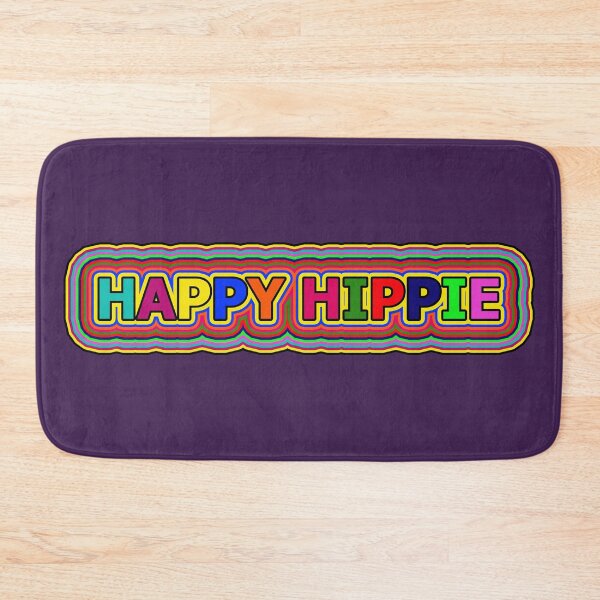 Vista previa del artículo con la obra «Palabras hippies alegres y coloridas. Líneas hippies retro y alucinantes. 1 de 4», diseñado y vendido por Beachy.