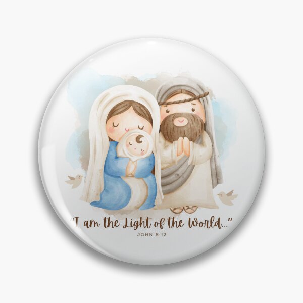 Item preview, Baby Jesus: “I am the light of the world.” Merry Christmas! designed and sold by FreeSoulLab.