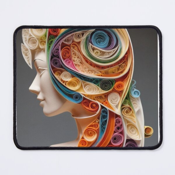 Item preview,  Quilling project with a woman's silhouette designed and sold by KilianSzmid.