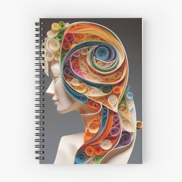 Item preview,  Quilling project with a woman's silhouette designed and sold by KilianSzmid.
