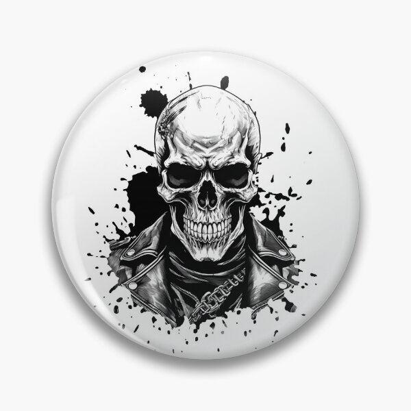 Item preview, Biker Skull designed and sold by TeeLabDesign.