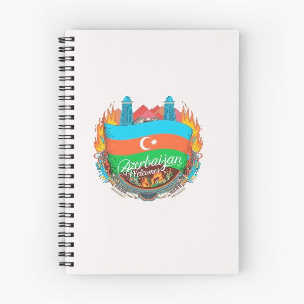 Item preview, Azerbaijan Welcomes Flag Map Culture designed and sold by AnimalsDH305.