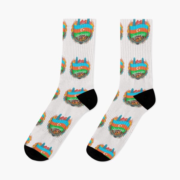 Item preview, Azerbaijan Welcomes Flag Map Culture designed and sold by AnimalsDH305.