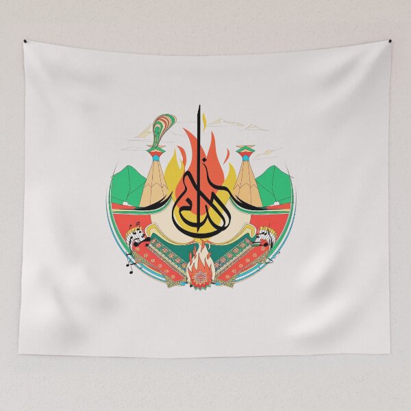 Item preview, Azerbaijan Welcomes Flag Map Culture designed and sold by AnimalsDH305.