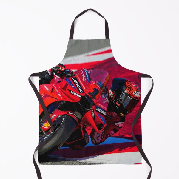 Item preview, Francesco Pecco Bagnaia racing his 2024 MotoGP motorcycle at Catalunya Barcelona abstract designed and sold by Rodissimus1984.