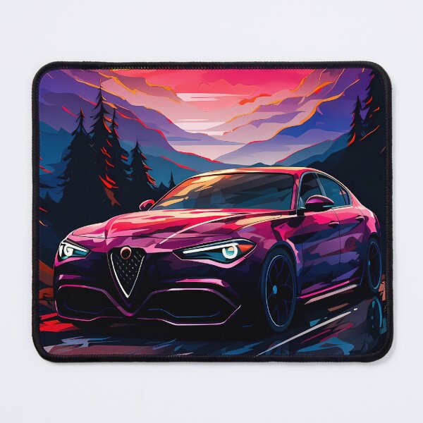 Item preview, Alfa Giulia Quadrifoglio At Sunset  designed and sold by RevUpDesign.