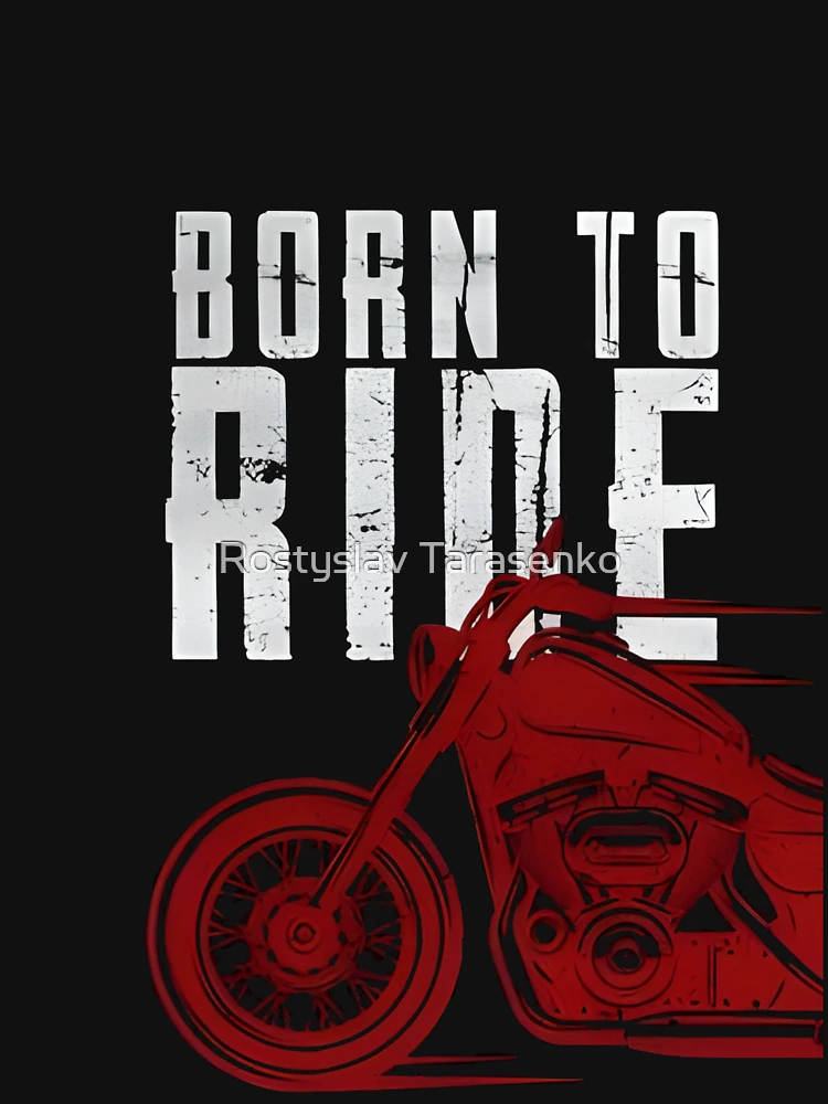 Thumbnail 6 of 6, Premium Oversized Hoodie, Born To Ride designed and sold by Rostislav Tarasenko.