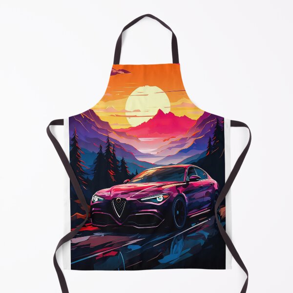 Item preview, Alfa Giulia Quadrifoglio At Sunset designed and sold by RevUpDesign.