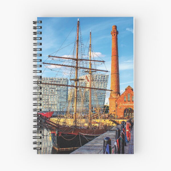 Item preview, Summer scene on Liverpool`s Albert dock designed and sold by Pixancards.
