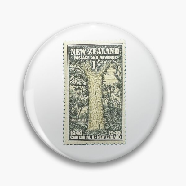 Item preview, 1940 NZ Centennial Kauri Tree 1 Shilling Stamp designed and sold by Kauri Trees.