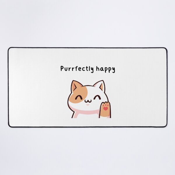 Item preview, Purrfectly Happy designed and sold by VasInd.
