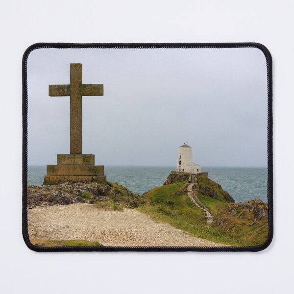Item preview, Twr Mawr Lighthouse and Monument on Llanddwyn Island  designed and sold by ast-photography.