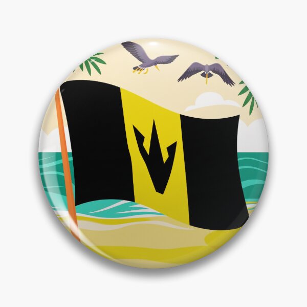 Item preview, Barbados Welcomes  Flag Map Culture designed and sold by AnimalsDH305.