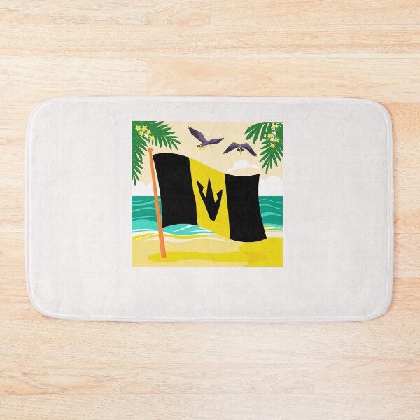 Item preview, Barbados Welcomes  Flag Map Culture designed and sold by AnimalsDH305.
