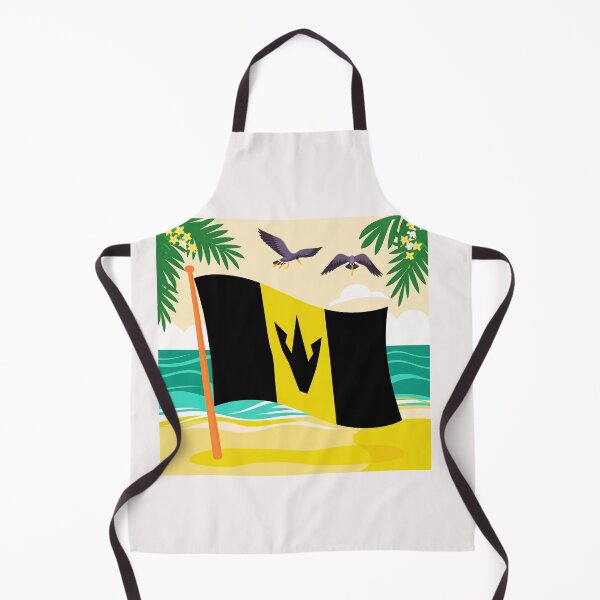 Item preview, Barbados Welcomes Flag Map Culture designed and sold by AnimalsDH305.