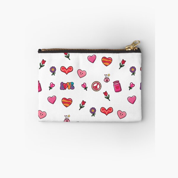 Item preview, Colorful collection of heart and flower illustrations  designed and sold by sandrawarty.